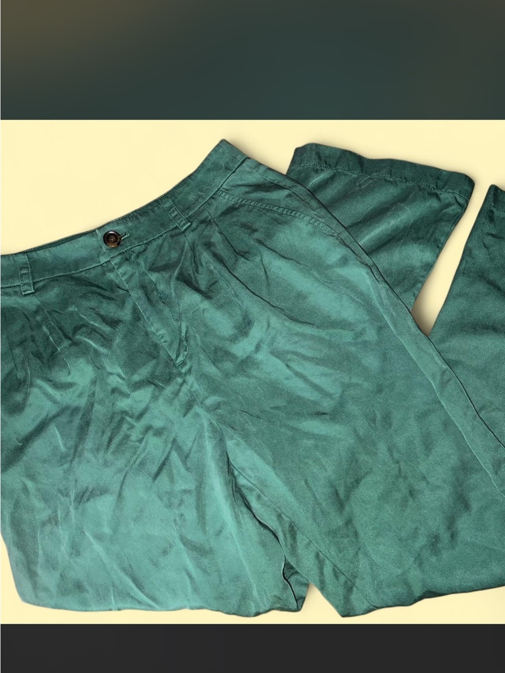 LOFT Men's Teal-Green Chino Pants
